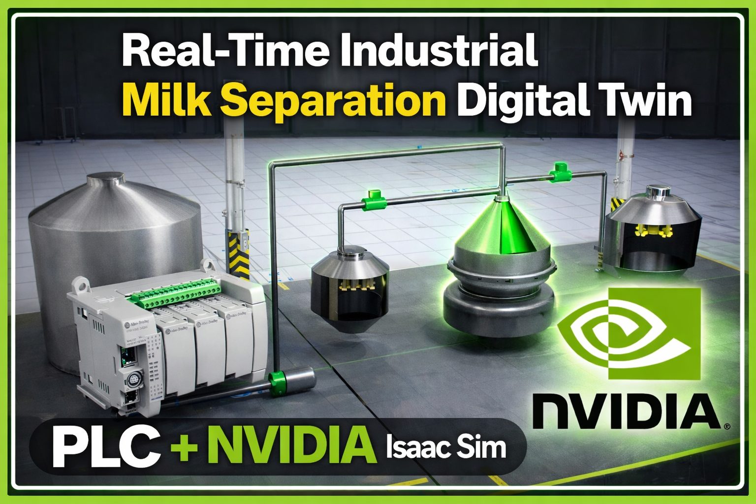 Milk separator digital twin