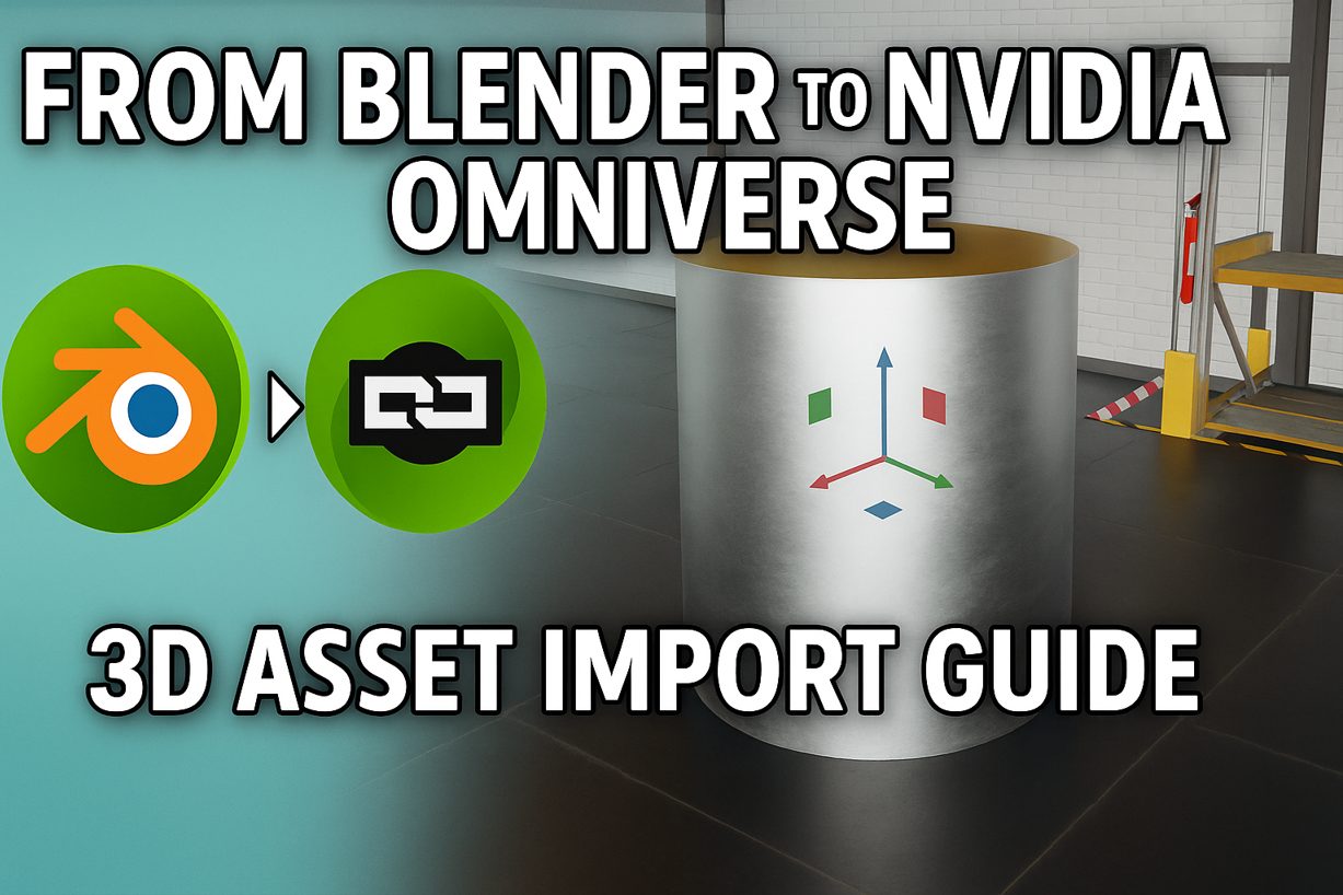 From Blender to Omniverse workflow