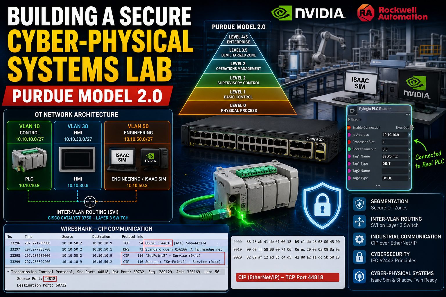 Secure cyber-physical systems architecture