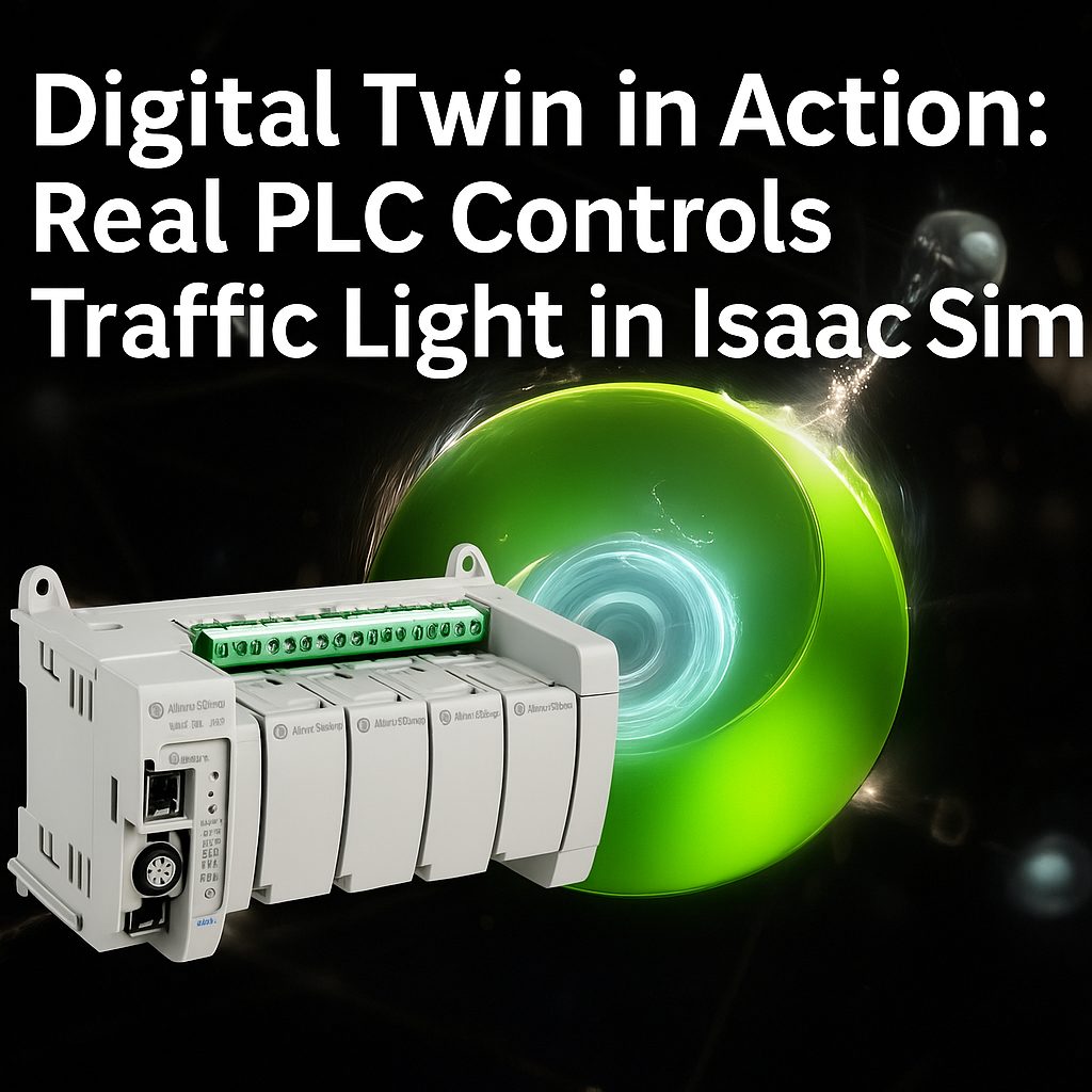Allen-Bradley PLC and Isaac Sim concept